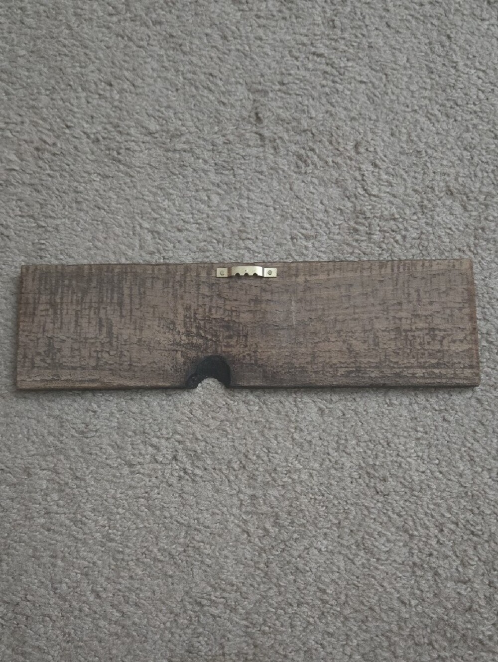 Ohana Wooden Wall Sign - Brown with Black Script - Picture 2 of 3